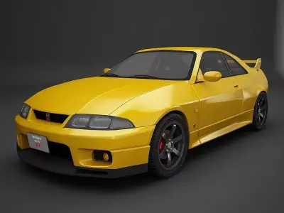 Nissan GTR- R33 3D model