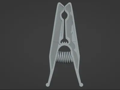 Clothespin 3D print model