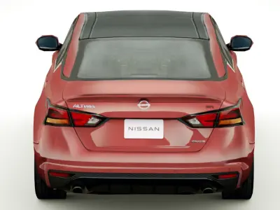 Nissan Altima SR 2023 Low-poly 3D model