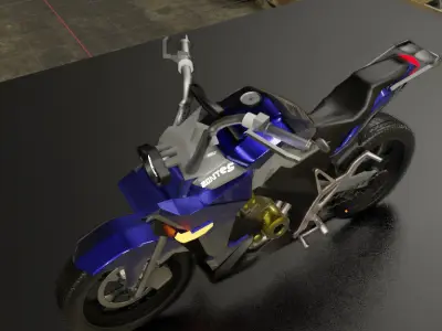 Zontes x310  Low-poly 3D model