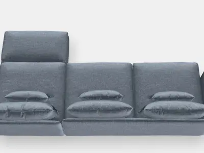 SODERHAMN 4-seat sofa 1 Low-poly 3D model