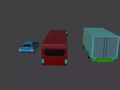 POLY VECHILE FREE DOWNLOAD Free low-poly 3D model