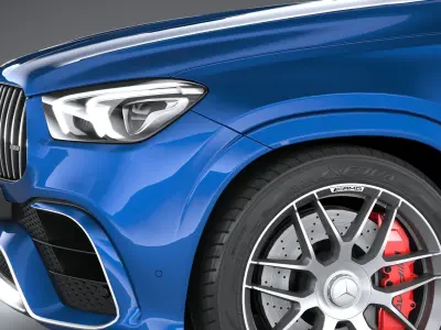 Mercedes-Benz GLE 63 AMG 2021 3D model