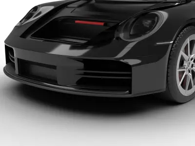 Porsche 911 Carrera 2025 S HQ 3d model 3D model