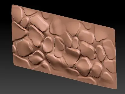 3D wallpanel ART 3D model