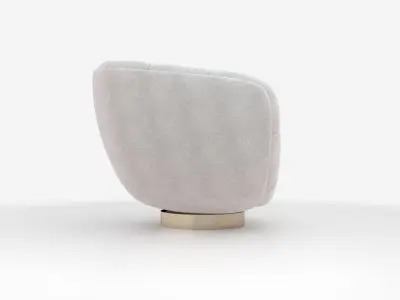 Essex Armchair - Brabbu style  Low-poly 3D model