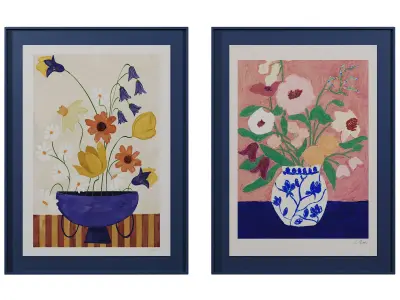 Art print pictures by The Poster Club 3D model