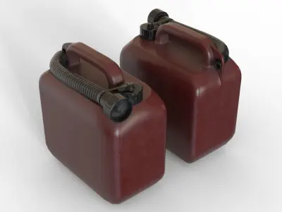 Jerry Can - Fuel Tank Low-poly 3D model