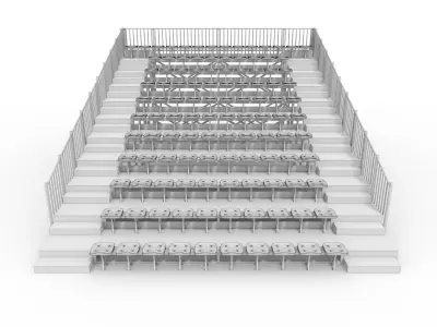 Bleachers 28 3D model