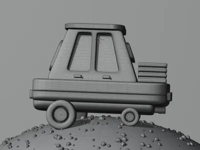 Stylize Cartoon Truck  3D model