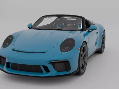 Porsche Speedster 3D model