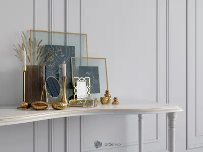 Decorative set 09 3D model