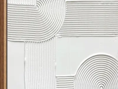 Plaster Two Frame 16 Low-poly 3D model