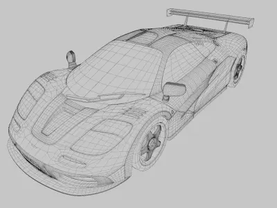 McLaren F1 LM 3D model