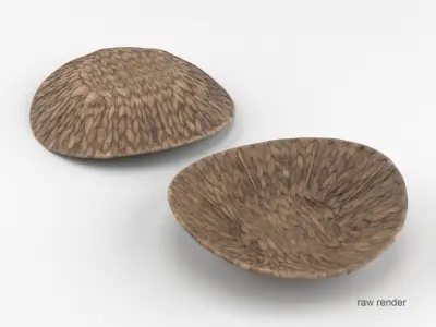 Bread Basket Set 3D model