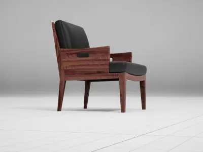 Flexform Betty Chair UE4 Low-poly 3D model