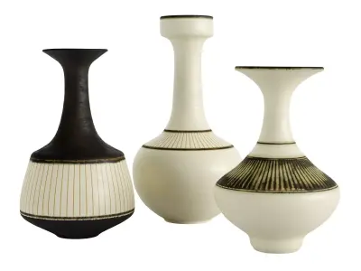 Ceramic vase by Yasuko Ozeki 3D model