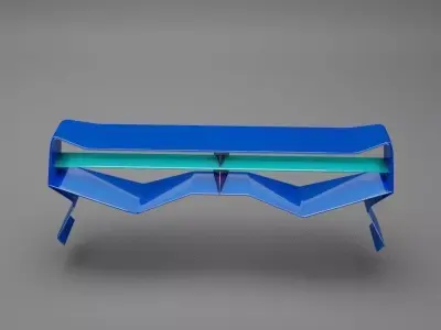 High-Performance Car Rear Wing 3D model