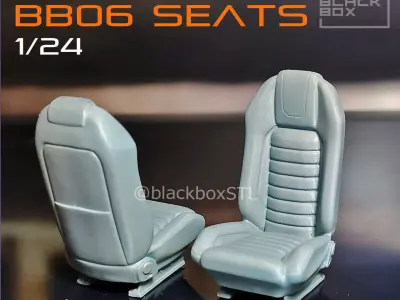 TALL Seat BB06 FOR DIECAST AND MODELKITS 1-24th 3D print model