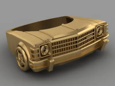 car ring 3D print model