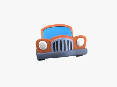 Vintage Car 3D model order