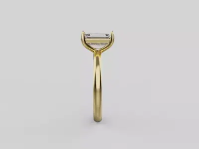  Engagement ring 3D print model