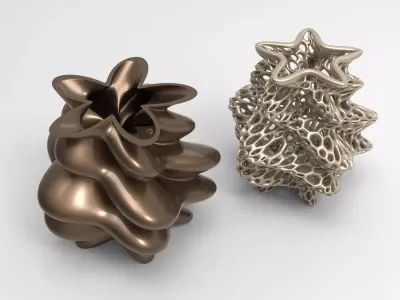 Vase Voronoi 59 3D print model
