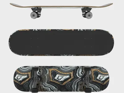 Realestic Skateboard 3D model