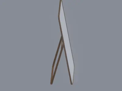 Standing Mirror 3D model