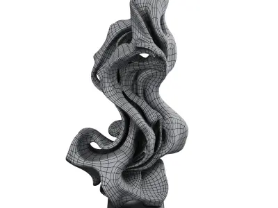 Harmony Sculpture Low-poly 3D model