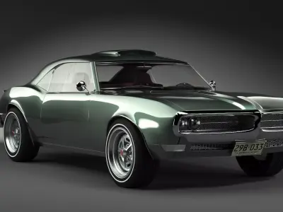 Pontiac Firebird 1967 3D model