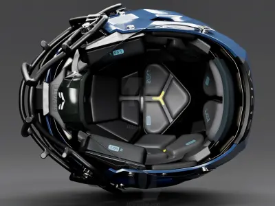 Vicis ZERO2 Football Helmet 3D model