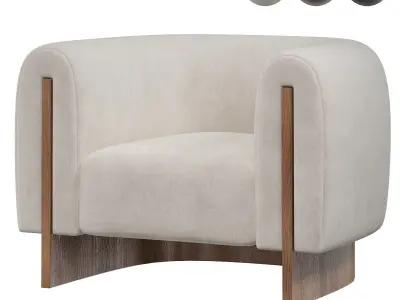 MINUIT ARMCHAIR BY studiotwentyseven 3D model