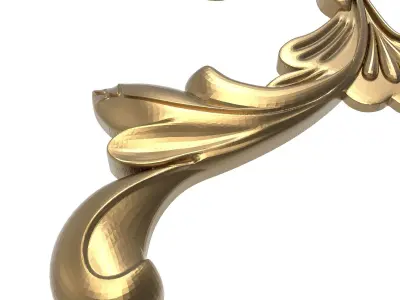 decorative pattern ready for 3D printing 3D model