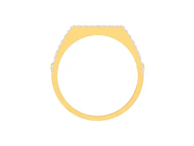 Mens gemstone diamond men Ring with details images 14 3D print model