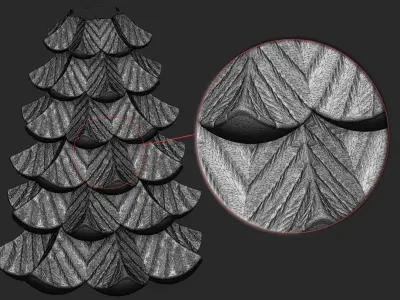 Christmas Tree for 3D print 3D print model