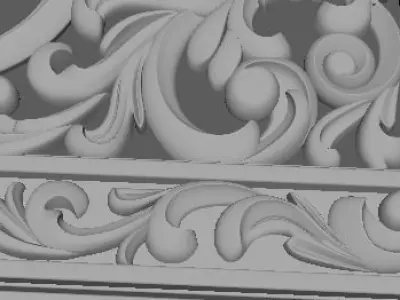 gate for the church 3D model