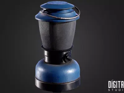 Lantern Low-poly 3D model