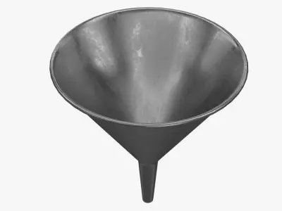 Funnel metal 3D model