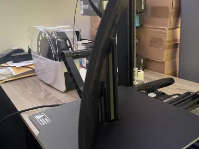 Motorcycle rear fender-plate holder 200X200 3D print model