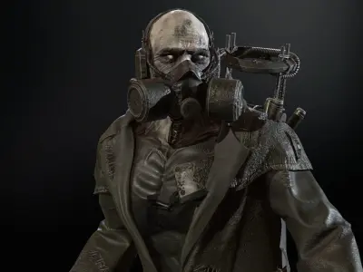 SuperZombie6 Low-poly 3D model