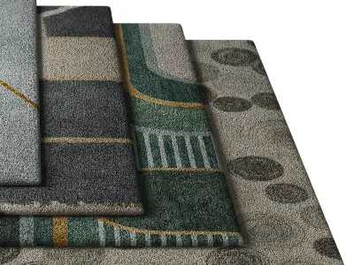 Rug Set 20 3D model