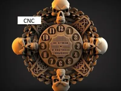 A collection of wall clocks 3D print model