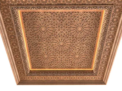 Arabic Oriental Classic Ceiling Set  3D model
