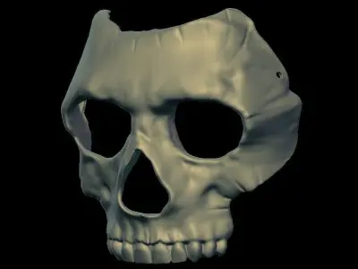 ghost mask call of duty 3D print model