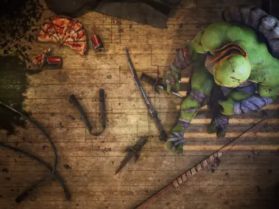 Ninja turtle- The Last Ronin Low-poly 3D model