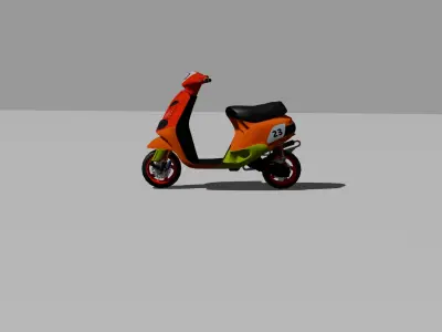 Piaggio Zip SP Malossi 3D model