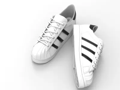 Adidas Superstar 3D model