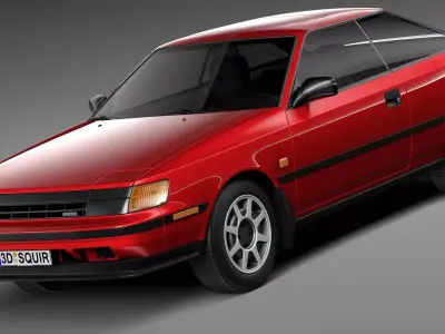 Toyota Celica 1985-1989 st165 3D model