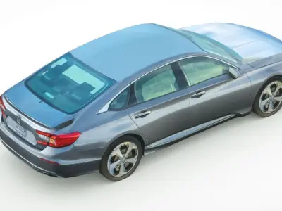 Honda Accord 2019 Low-poly 3D model